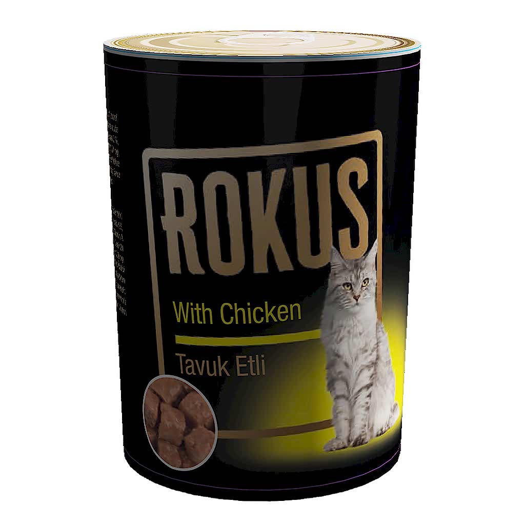 Rokus Tavuklu Kedi Konservesi 410g Rok240410cnaca1