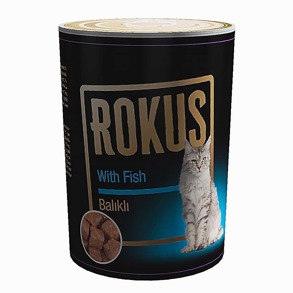Rokus Balıklı Kedi Konservesi 410g Rok240410fhaca1