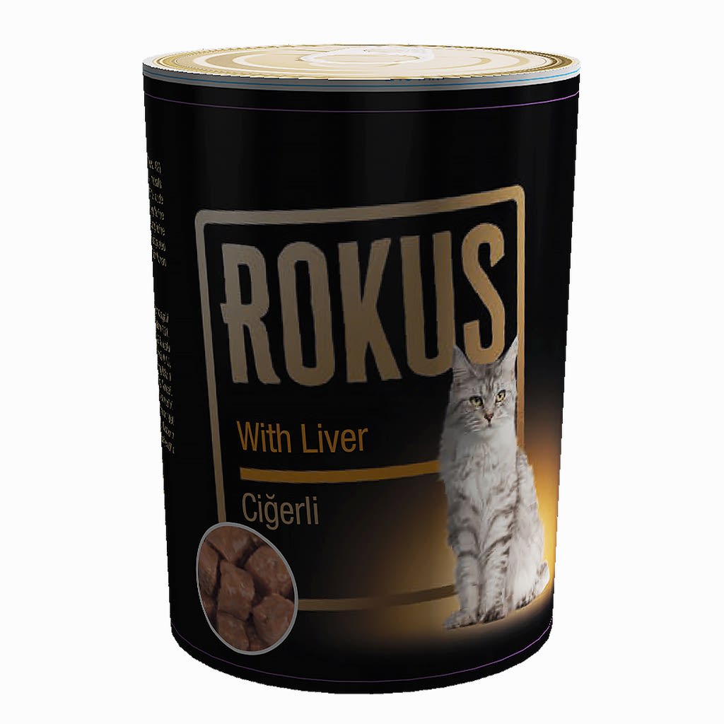 Rokus Ciğerli Kedi Konservesi 410g Rok240410lracl1