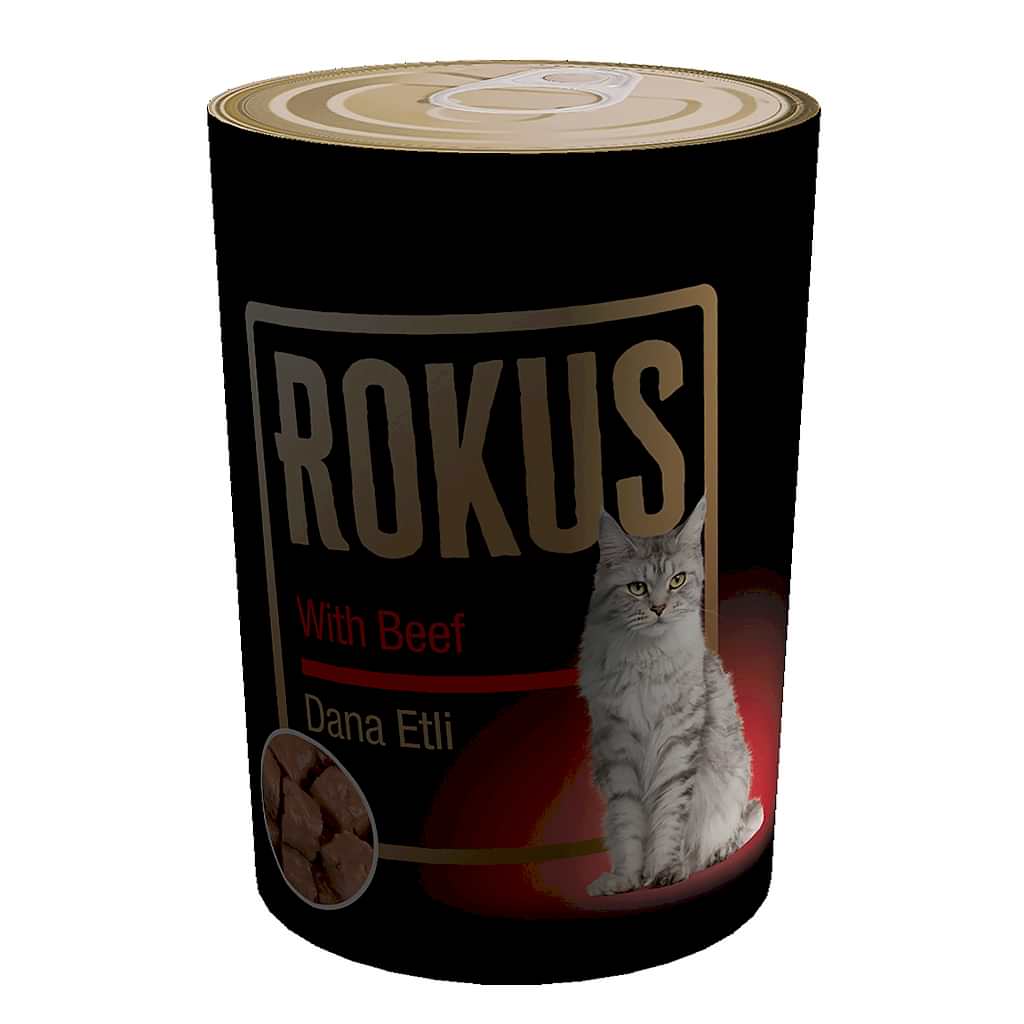 Rokus Dana Etli Kedi Konservesi 410g Rok240410bfacl1