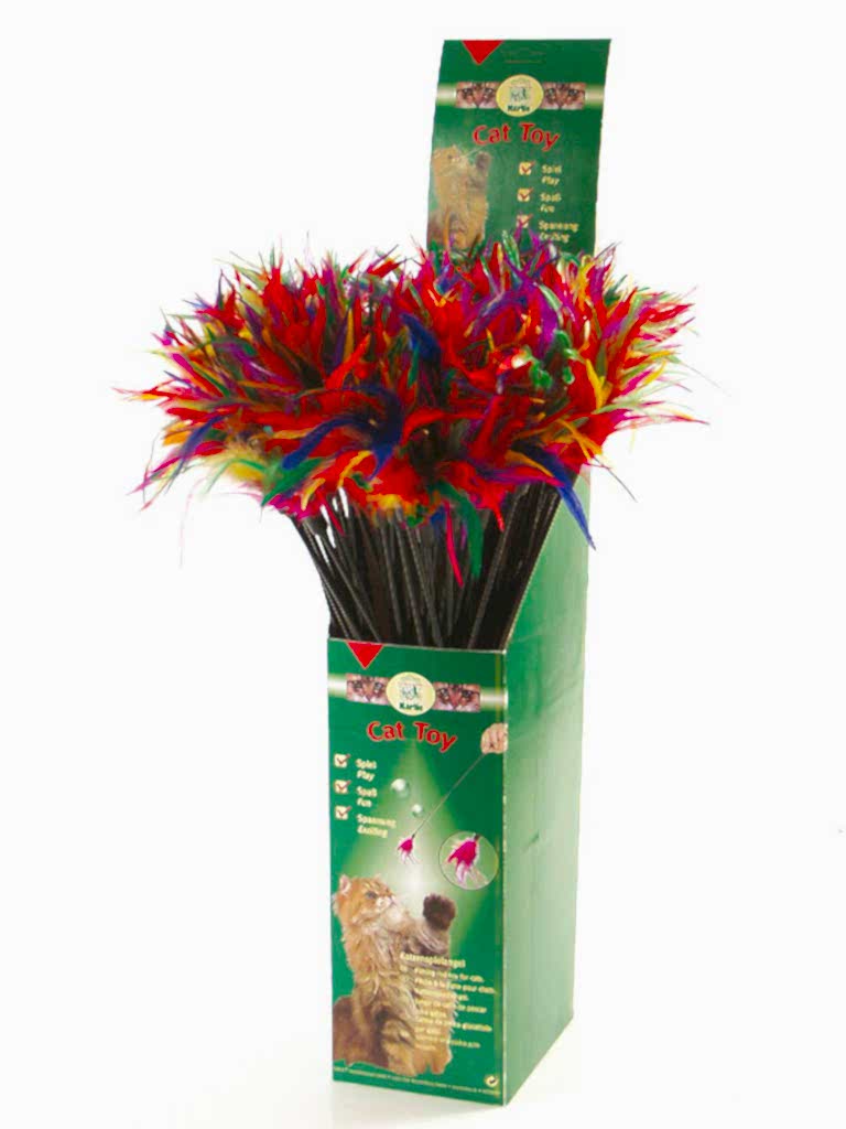 Karlıe Tüylü Kedi Oltası 59cm