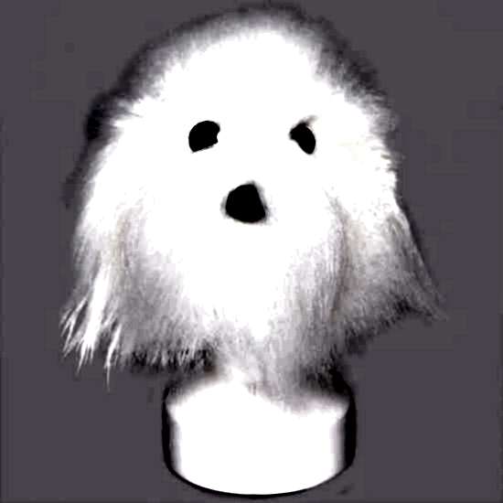 Toex Manken Başı İçin Peruk Beyaz