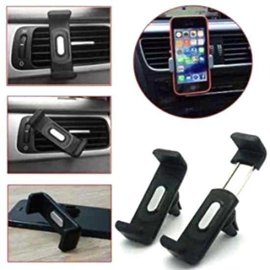 Araç Klimasına Takılan Kıskaçlı Telefon Tutucu