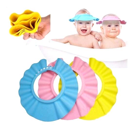 Bebek Banyo Şapkası Pembe