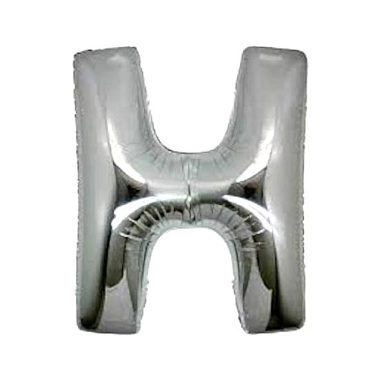 Gümüş Rengi Folyo Balon 1 Metre