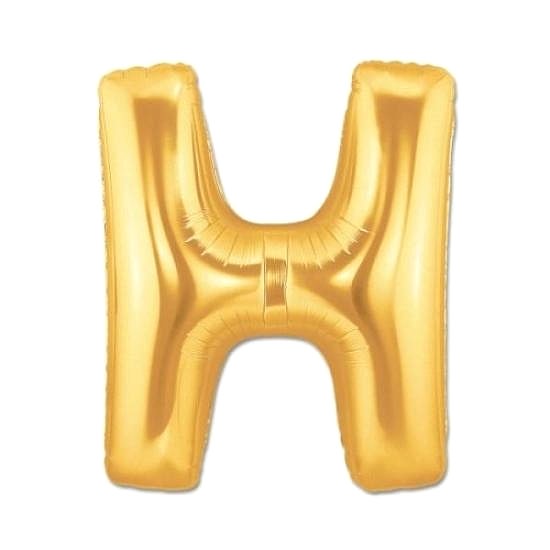 Altın Sarısı Folyo Harf Balon 1 Metre