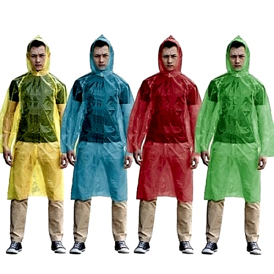 Tek Kullanımlık Kullan At Yağmurluk