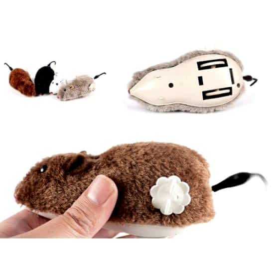 Kurmalı Fare Kedi Eğitim Oyuncağı