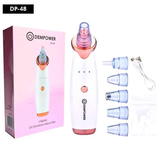 Şarjlı Siyah Nokta Temizleme Cihazı 5 Başlıklı