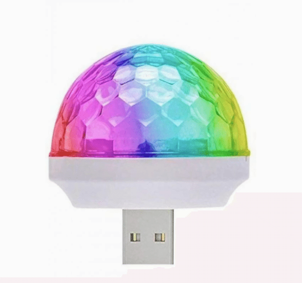 Usb Girişli Sese Duyarlı Disko Topu