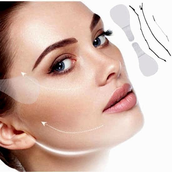 Yüz Kaş Ve Boyun Gerdirme Bant Seti (10 Adet)