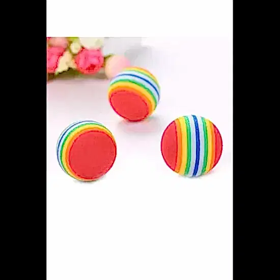 Sünger Kedi Köpek Çiğneme Ve Oyun Topu 4 Adet