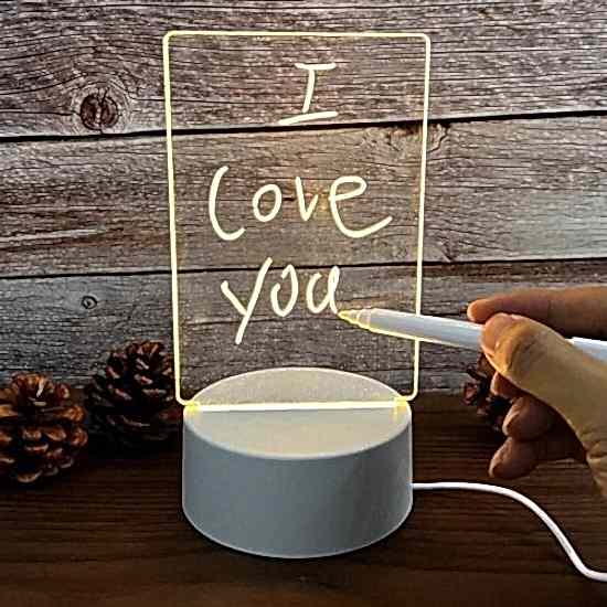 Led Çizim Tableti Gece Lambası