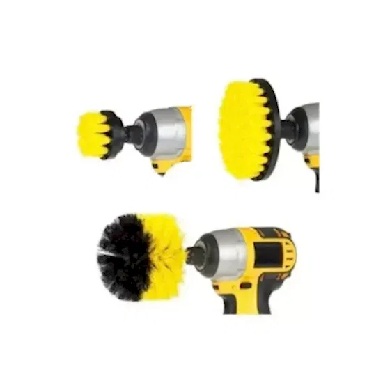 Matkap Ucuna Takılan Temizlik Fırça Seti