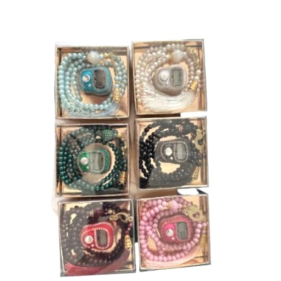 Taşlı Zikirmatik Tesbih Seti