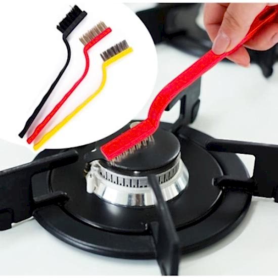 3 Parça Tel Fırça Detaylı Temizlik Seti