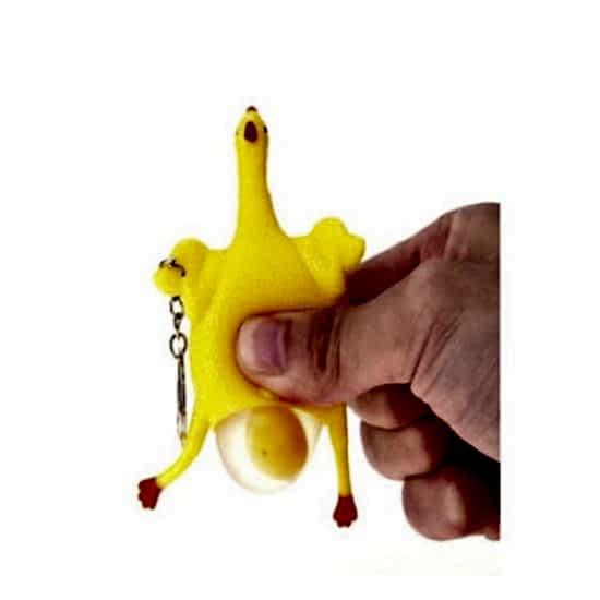 Squishy Yumurtlayan Tavuk Anahtarlık