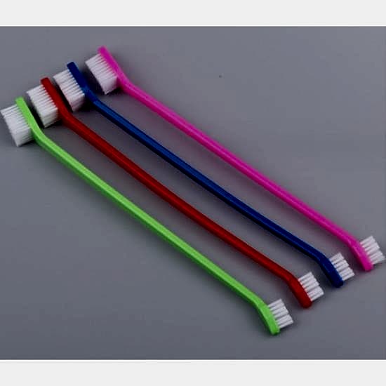 ÇIFT TARAFLI HAYVAN DIŞ FİRÇASI 4 LÜ SET