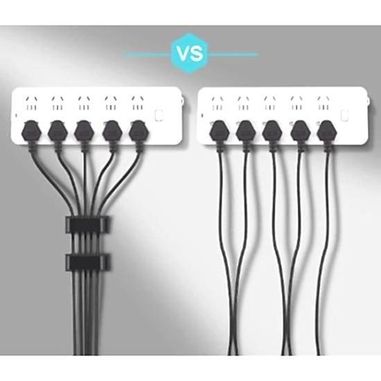 Yapışkanlı Kablo Düzenleyici Seti