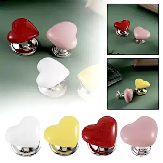 Klozet Sifon Tuşu Kalp Tasarımlı