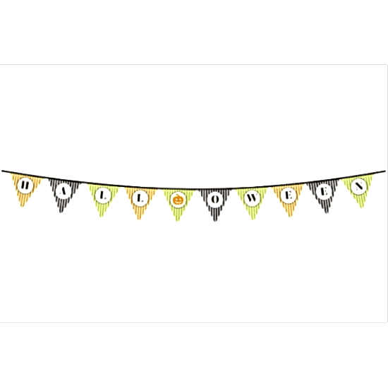 Halloween Kabak Banner Süsü