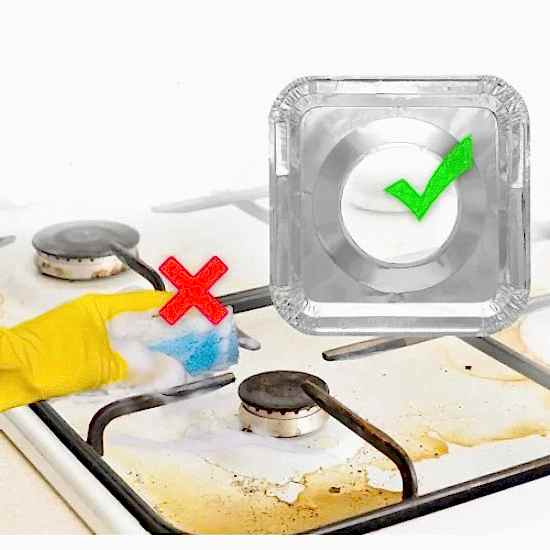 10 Adet Alüminyum Ocak Koruyucu Folyo