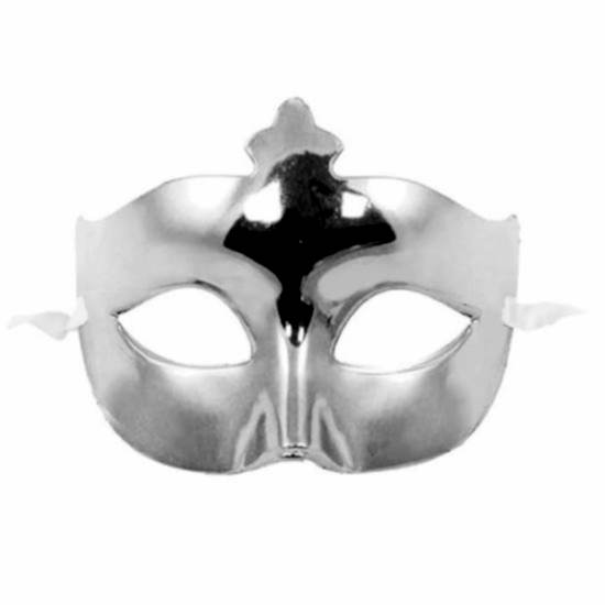 Gümüş Parlak Balo Maskesi