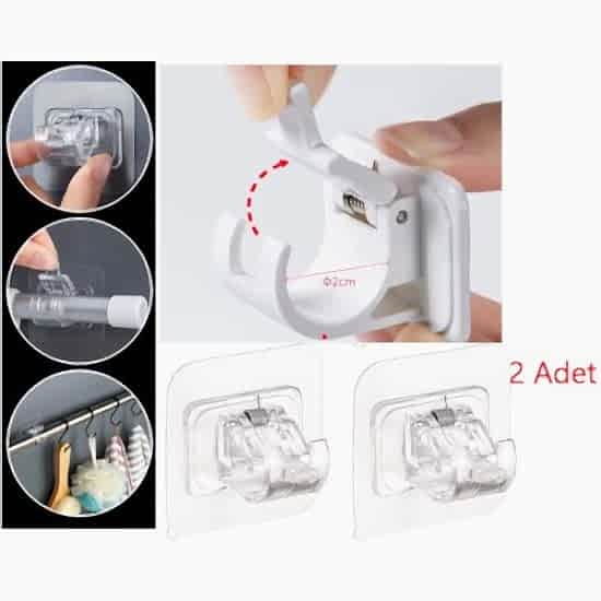 Yaylı Boru ve Kablo Düzenleyici Halka Kendinden Yapışkanlı 2 li