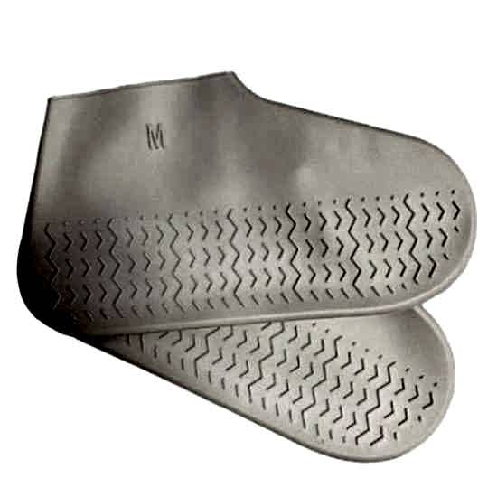 Silikon Ayakkabı Kılıfı Kaymaz Su Kir Geçirmez  M Beden Beyaz