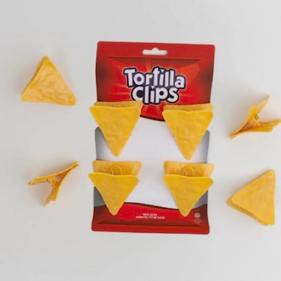 Cips Şeklinde Poşet Klipsleri