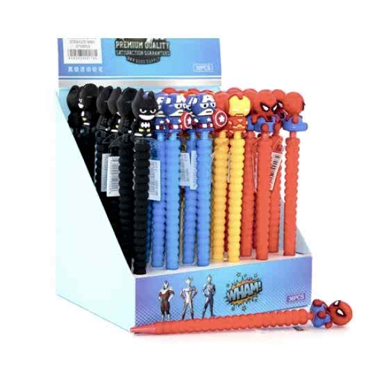 07 Uçlu Karışık Kahraman Figürlü Kalem