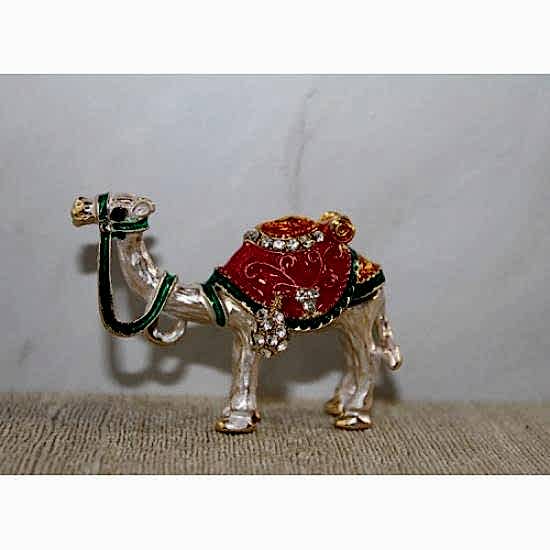 Swarovski Taşlı Minik Figür - Deve Model 2