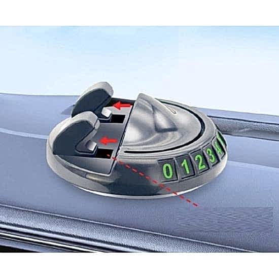 360° Dönebilen Yapışkanlı Numaratörlü Araç Telefon Tutucu