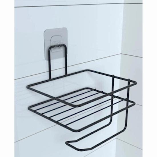 Pratik Yapışkanlı Metal Tuvalet Kağıdı Tutucu