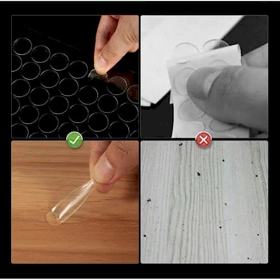 Çift Taraflı Yuvarlak Montaj Macunu 42 Adet