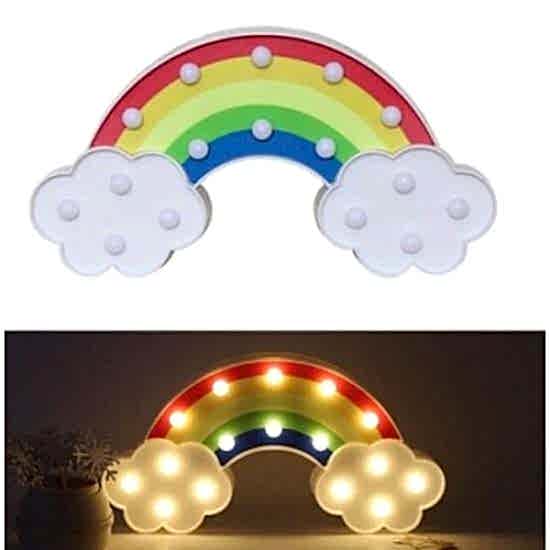 Led Işıklı Gökkuşağı Gece Lambası