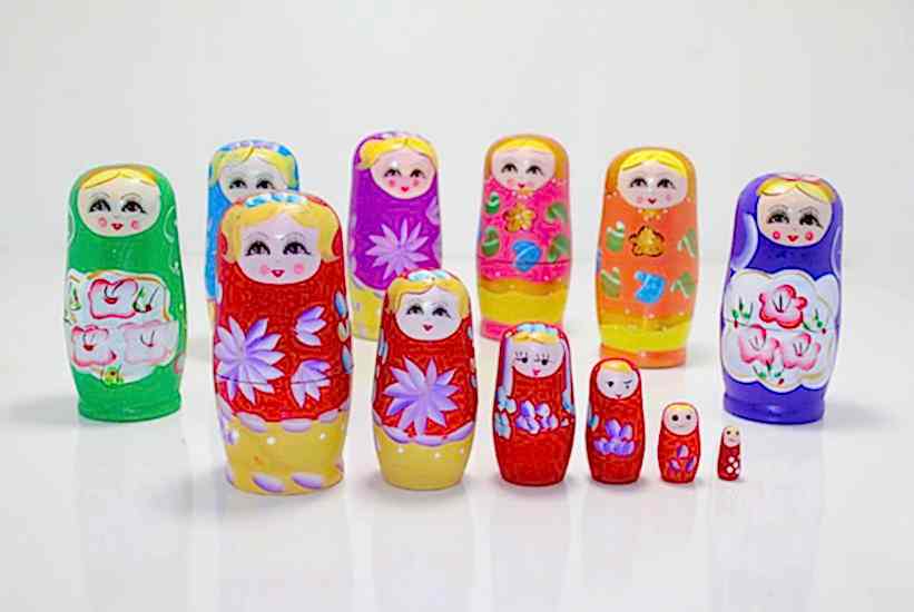 6’lı Ahşap Matruşka