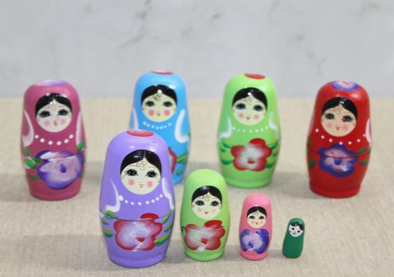 4’lü Ahşap Matruşka