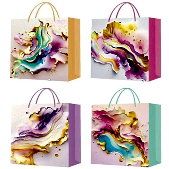 Küçük Boy İpli Karton Çanta