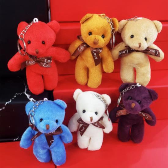 Karışık Renk Ayıcık Anahtarlık