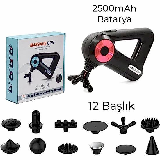 12 Başlıklı Masaj Aleti