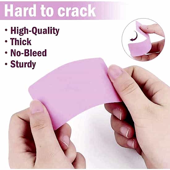 Boş Kelime Kartları 5x8 cm - 50 Adet Oval Kenarlı | Tabu & Not Kartları - Beyaz