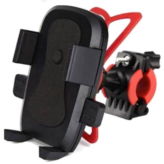 Lastik Destekli Standlı Bisiklet Telefon Tutucu