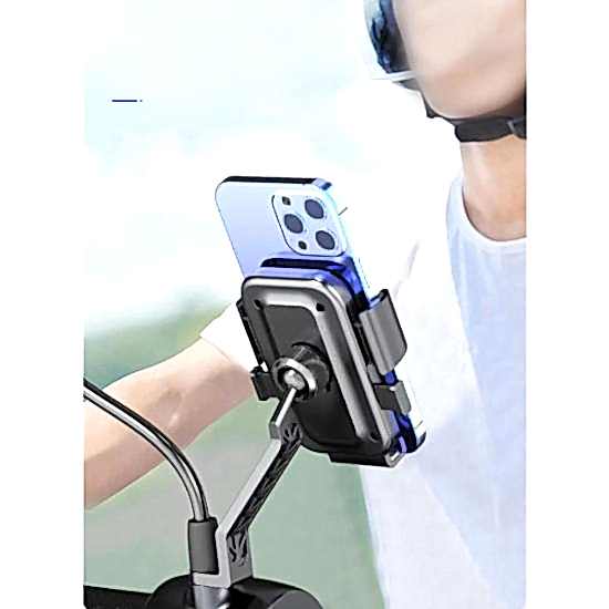 360° Dikiz Aynası Bisiklet Motosiklet Telefon Tutucu
