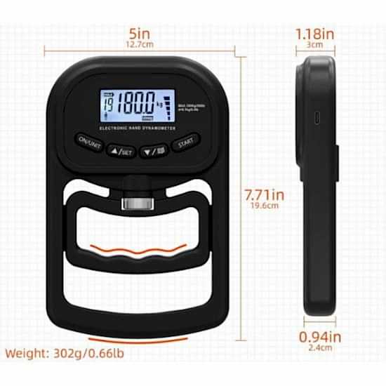 Dijital El Dinamometresi Kavrama Gücü Test Cihazı