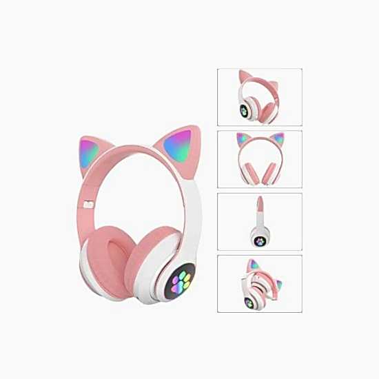 Kedi Figürlü Bluetooth Kulaklık