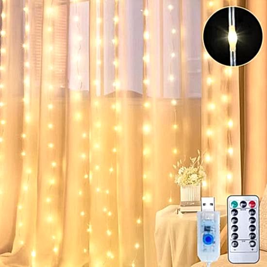 3x3 Kumandalı Perde LED