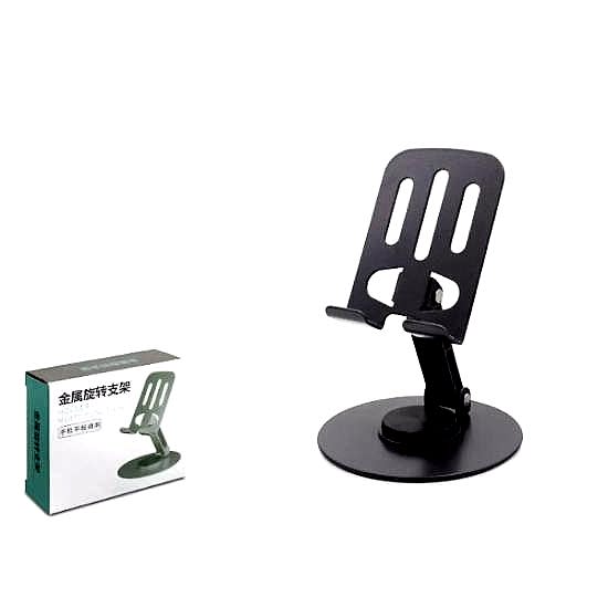Dönebilir ve Katlanabilir Masaüstü Metal Telefon Tutucu
