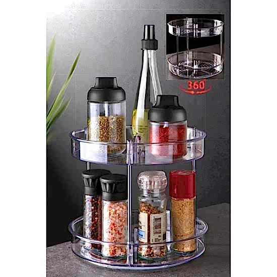 Çok Amaçlı Dönebilen 2 Katlı Organizer