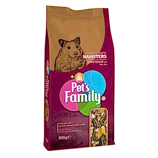 Pets Famıly Hamster Yemi 800g